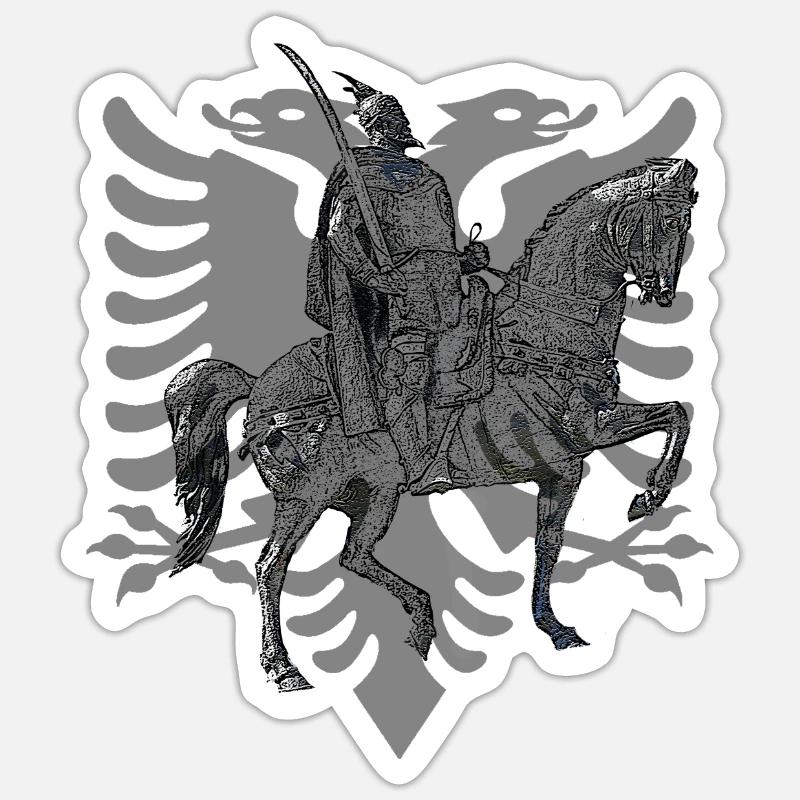 Adler,Geschenkidee - Sticker Größe S (10 x 10 cm) - Mattweiß