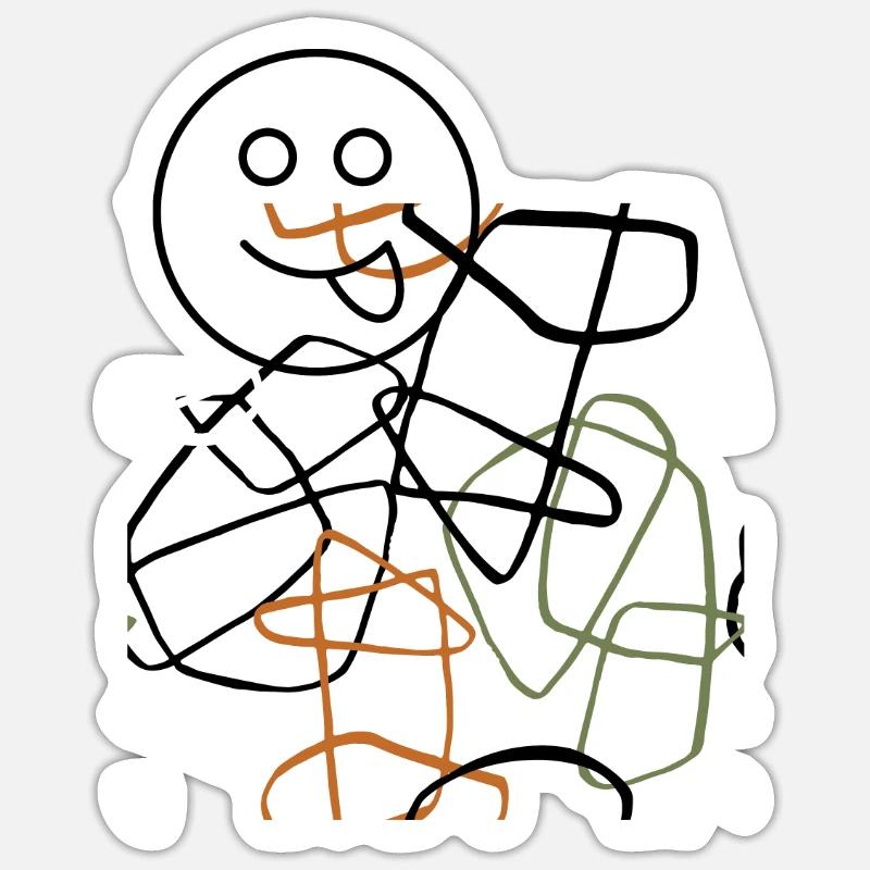 Sticker taille S (10 x 10 cm) - 