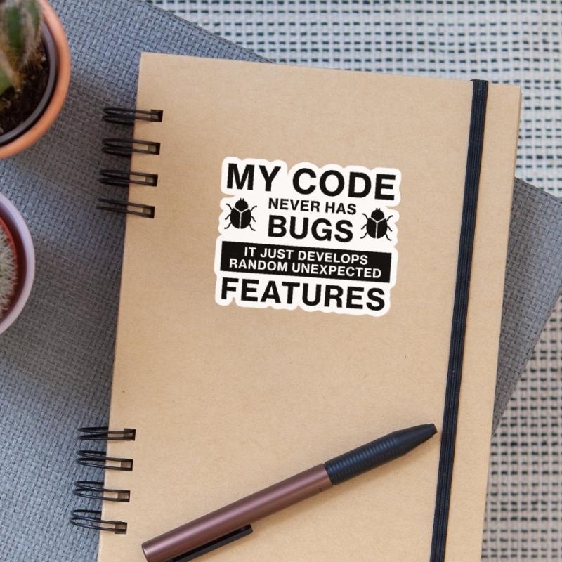 Programmierer Coder Coding Sticker Größe S (10 x 10 cm)