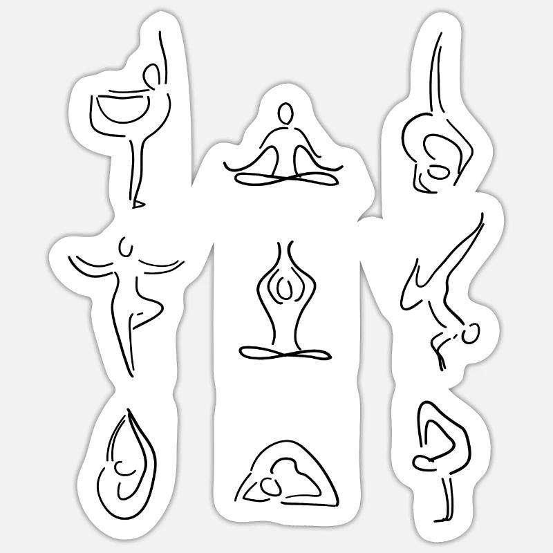 Sticker Größe S (10 x 10 cm) - 