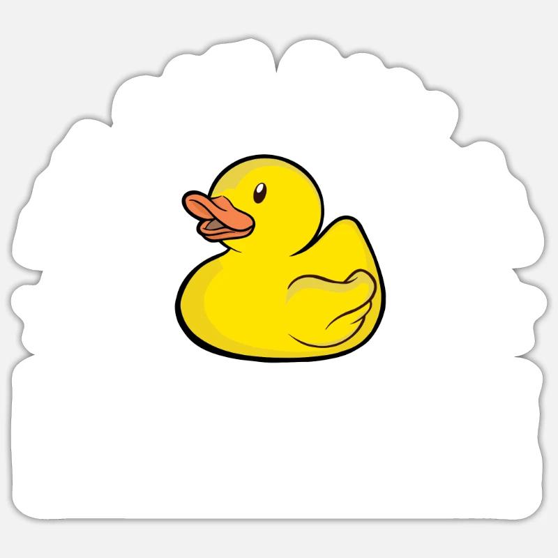 Programmeurs Canard Programmation Debugging Drôle Sticker taille S (10 x 10 cm)