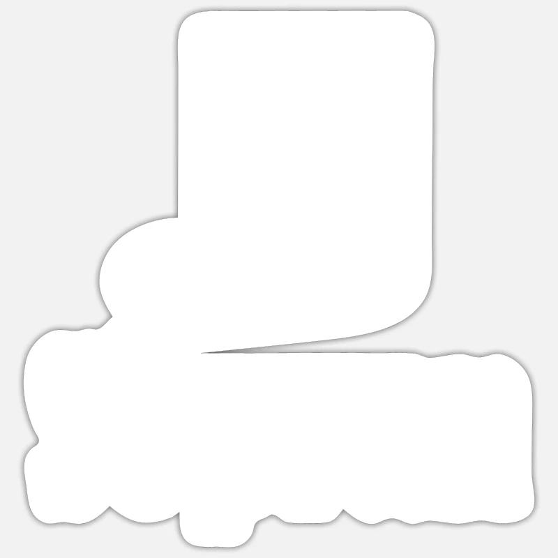 soprano - Sticker taille S (10 x 10 cm) - blanc mat