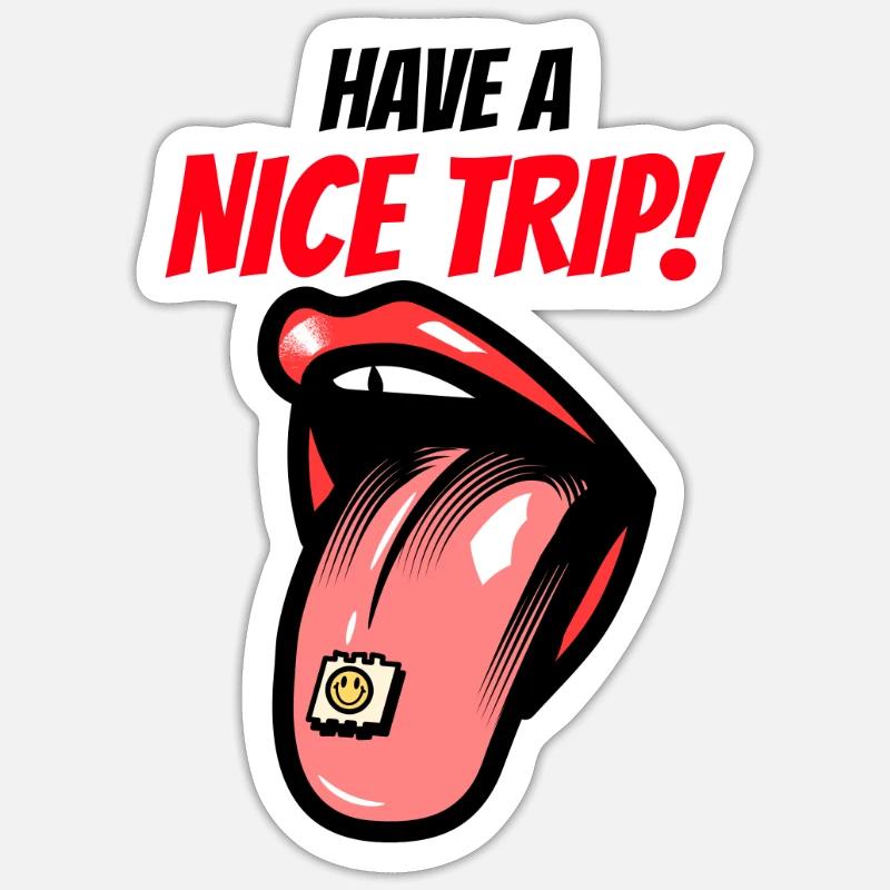 Deep Techno - Sticker Größe S (10 x 10 cm) - Mattweiß