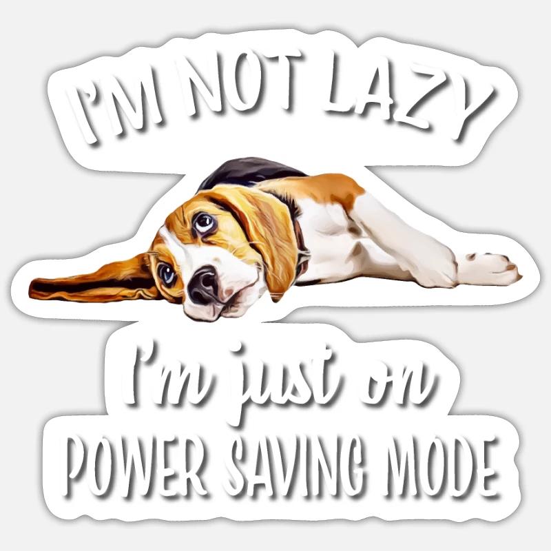 Beagle - Sticker size S (10 x 10 cm) - white matte