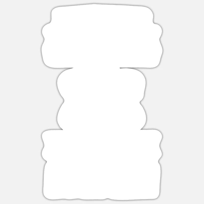 Physik Physiker - Sticker Größe S (10 x 10 cm) - Mattweiß
