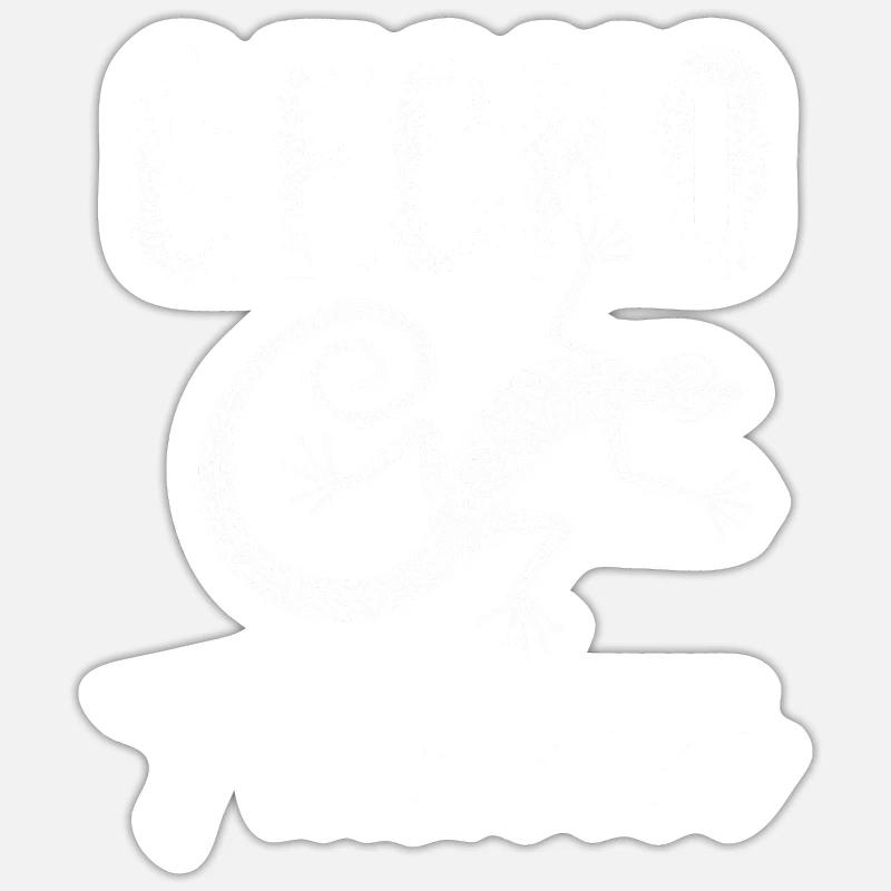 Gecko Flüsterer Echsperte Terrarium Geschenk Sticker Größe S (10 x 10 cm)