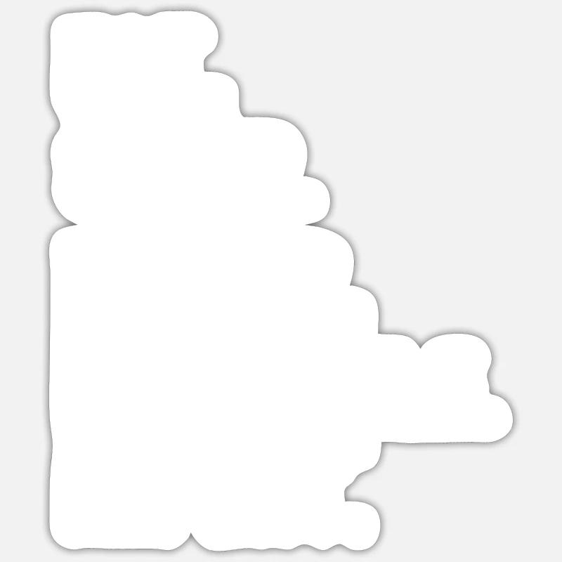 Freispiele Casino - Sticker Größe S (10 x 10 cm) - Mattweiß