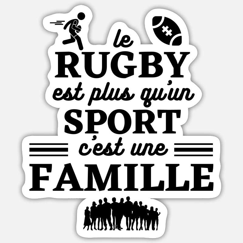 Rugby Sticker taille S (10 x 10 cm)