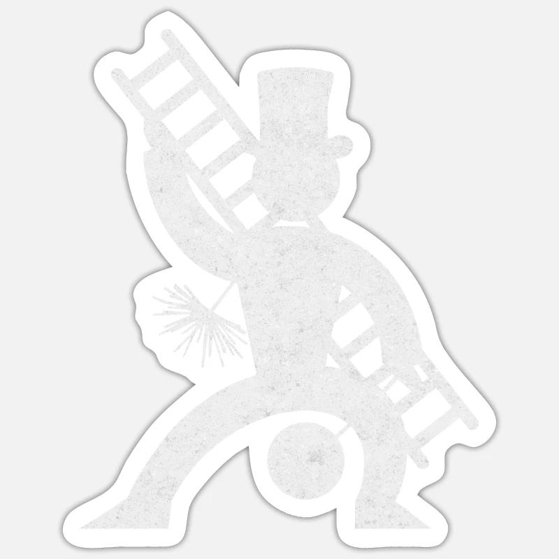 chimney sweeper Sticker size S (10 x 10 cm)