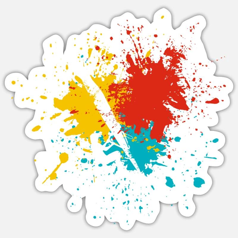 Windsurfen Windsurfer - Sticker Größe S (10 x 10 cm) - Mattweiß