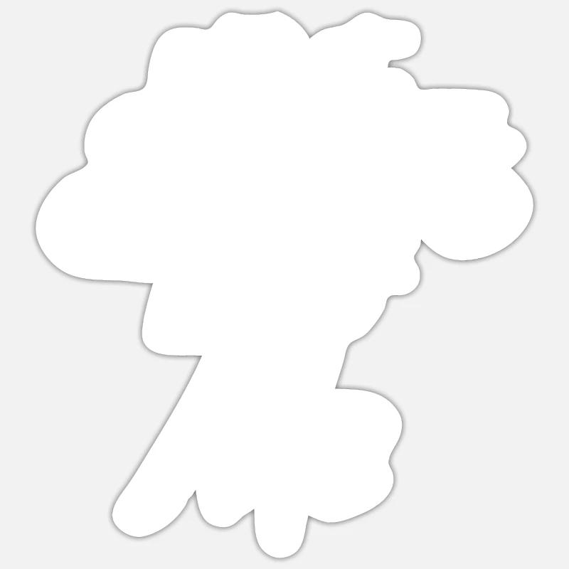 Santos - Sticker Größe S (10 x 10 cm) - Mattweiß