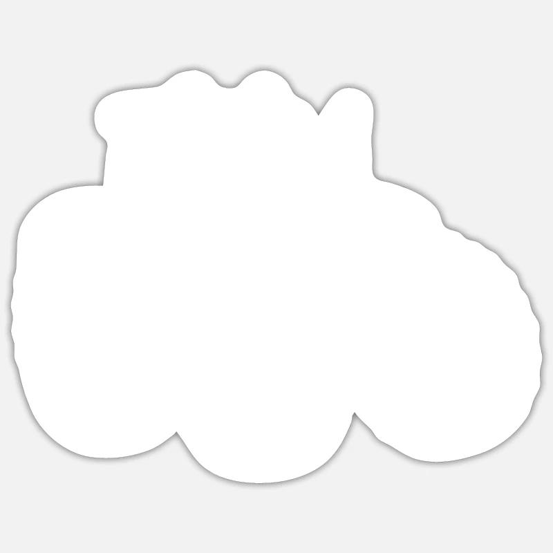 tractor Sticker size S (10 x 10 cm)