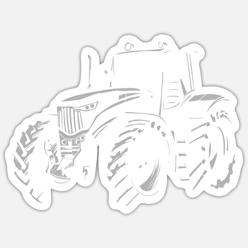 Traktor Sticker Größe S (10 x 10 cm)