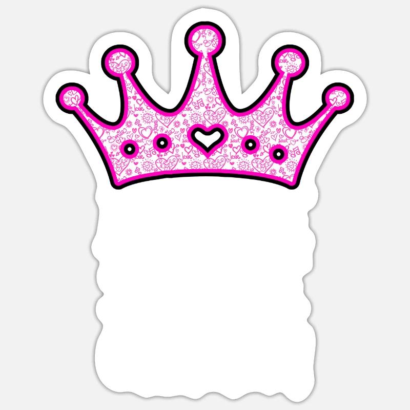 inline skate queen Sticker taille S (10 x 10 cm)