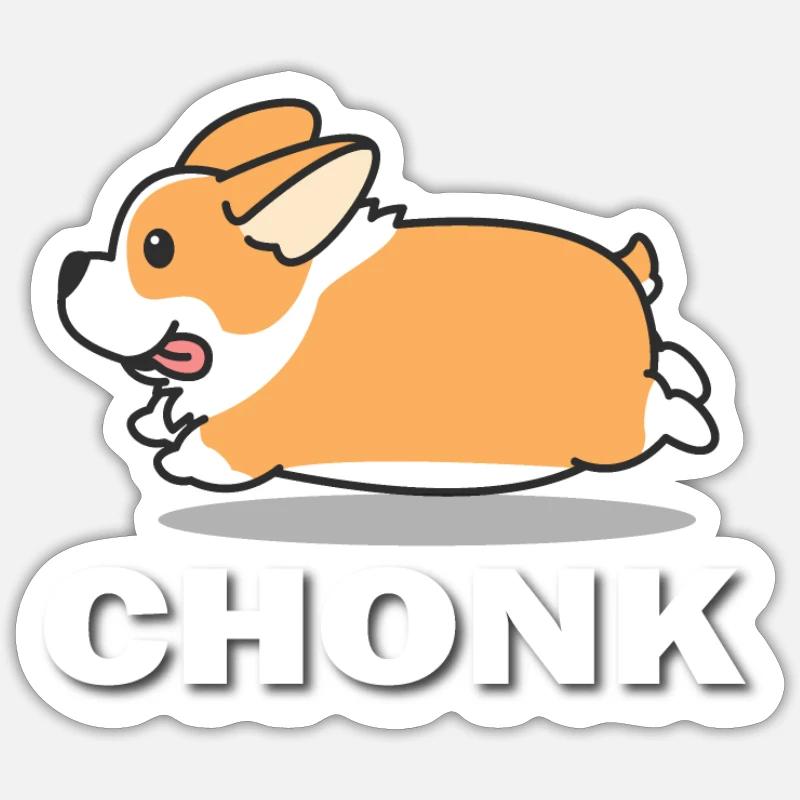 Corgi - Sticker size S (10 x 10 cm) - white matte