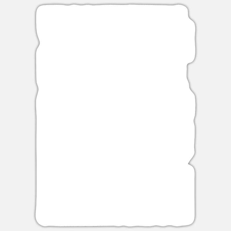 manchmal will ich nicht aufstehen Spruch Design - Sticker Größe S (10 x 10 cm) - Mattweiß