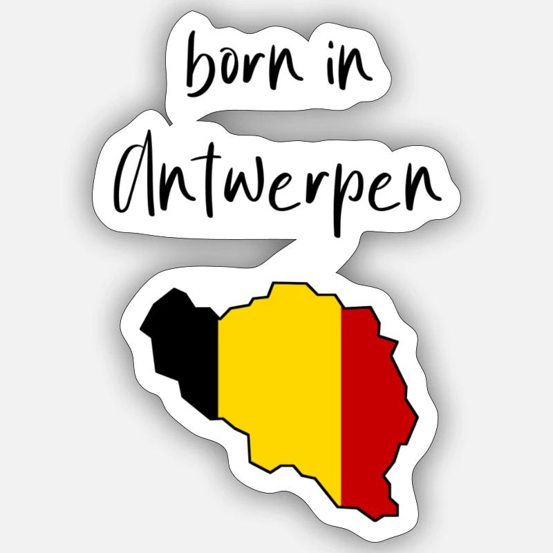 Anvers Sticker taille S (10 x 10 cm)