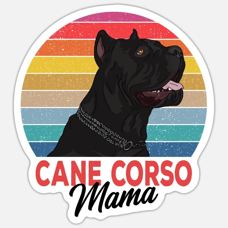 Cane Corso Sticker taille S (10 x 10 cm)