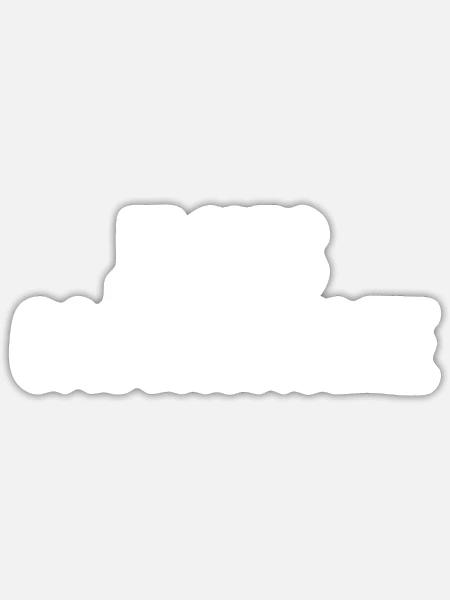 Je suis Gastronomie - Sticker Größe S (10 x 10 cm) - Mattweiß
