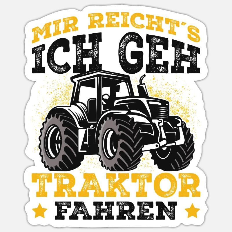 Traktor Sticker Größe S (10 x 10 cm)