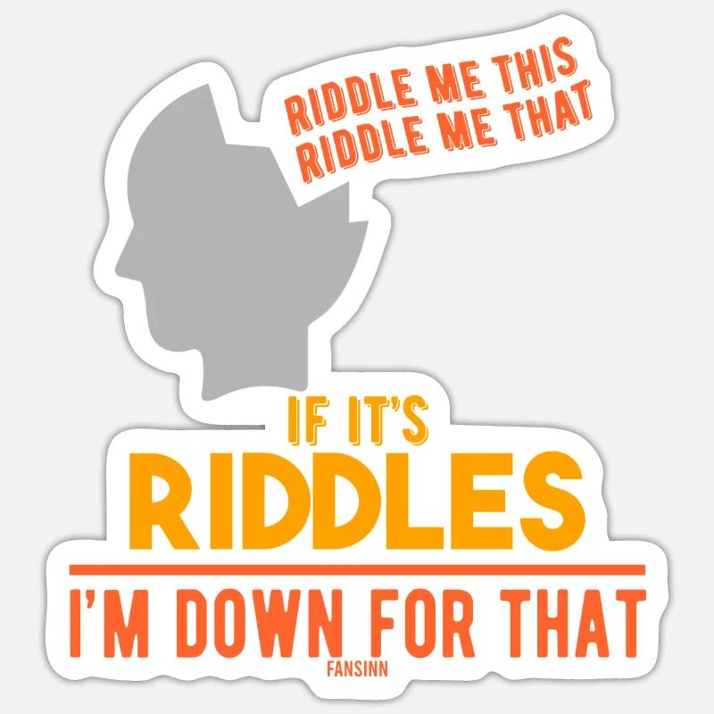 Solving puzzles - Sticker size S (10 x 10 cm) - white matte
