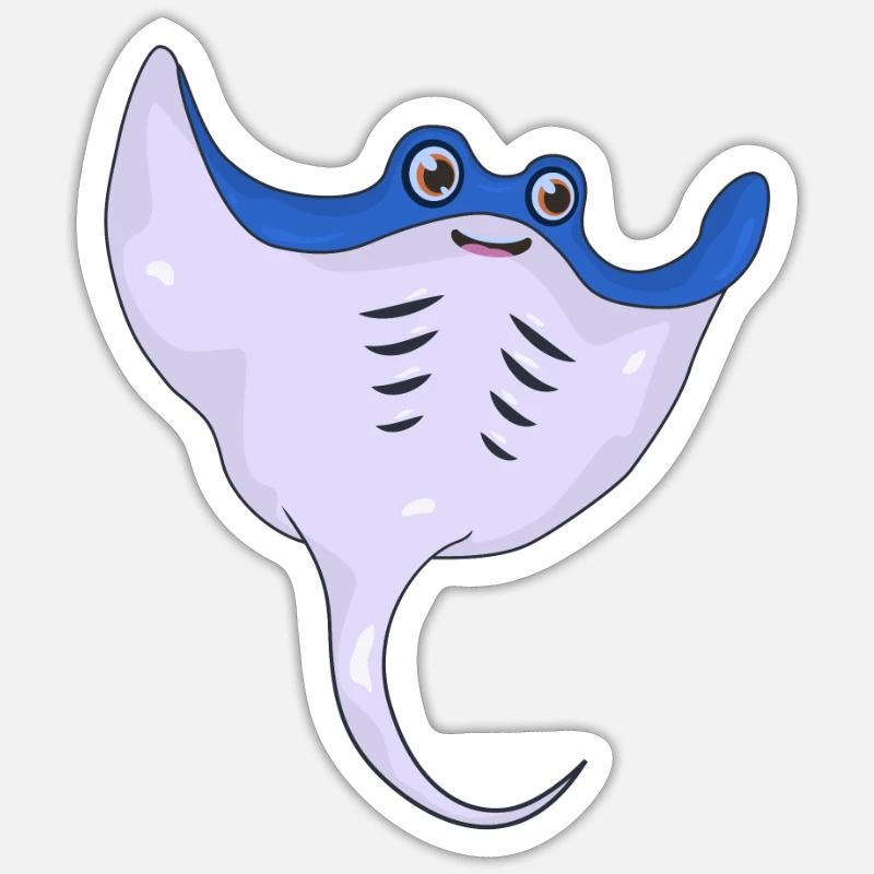 Rays - Sticker size S (10 x 10 cm) - white matte