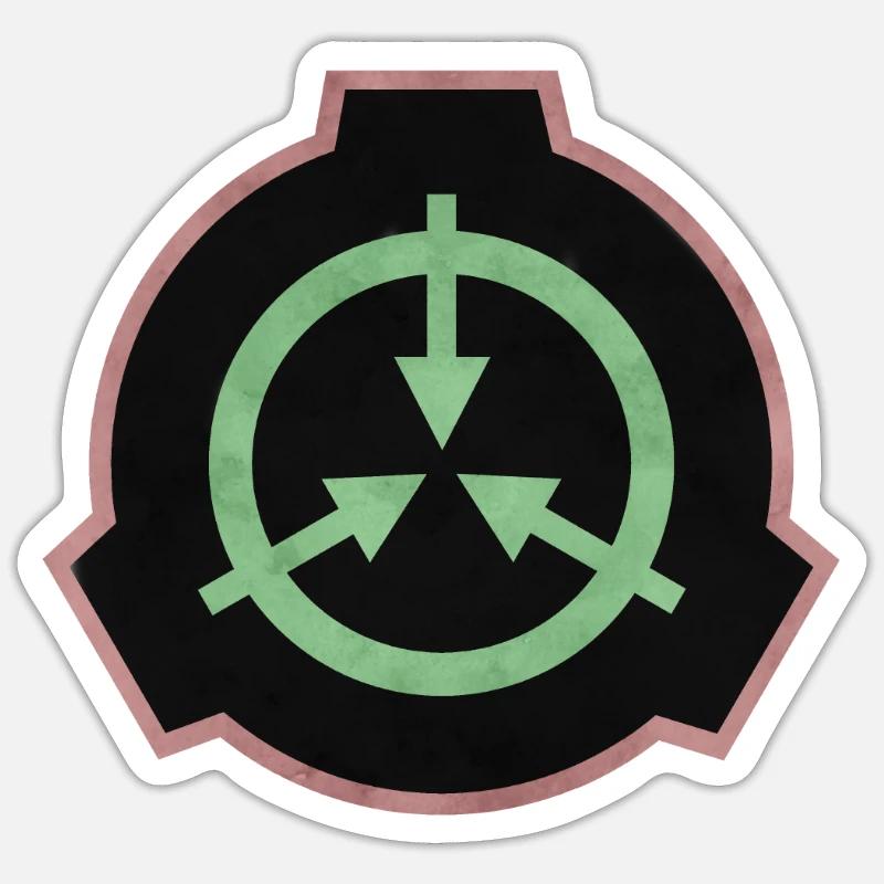 SCP Logo coloured - Sticker size S (10 x 10 cm) - white matte