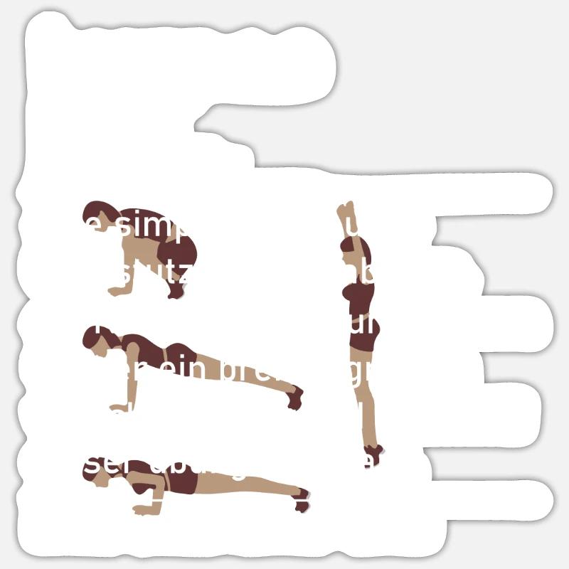 Sticker Größe S (10 x 10 cm) - 
