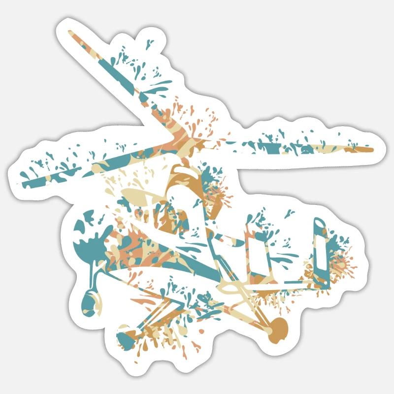 Sticker Größe S (10 x 10 cm) - 