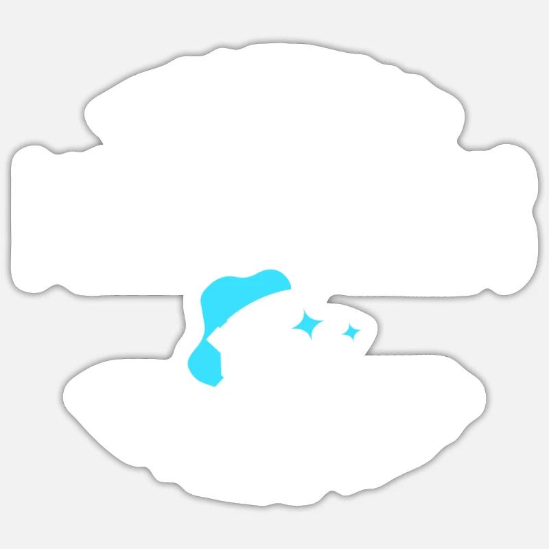 window cleaner Sticker size S (10 x 10 cm)