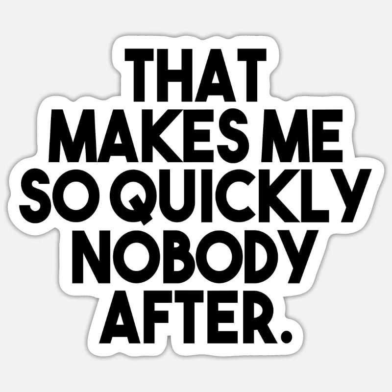 Denglisch proverbs proverb gift Sticker size S (10 x 10 cm)