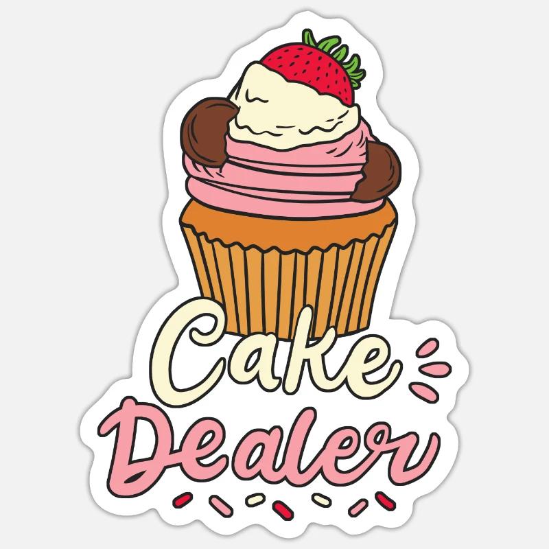 Cake Baker Baking Sticker size S (10 x 10 cm)