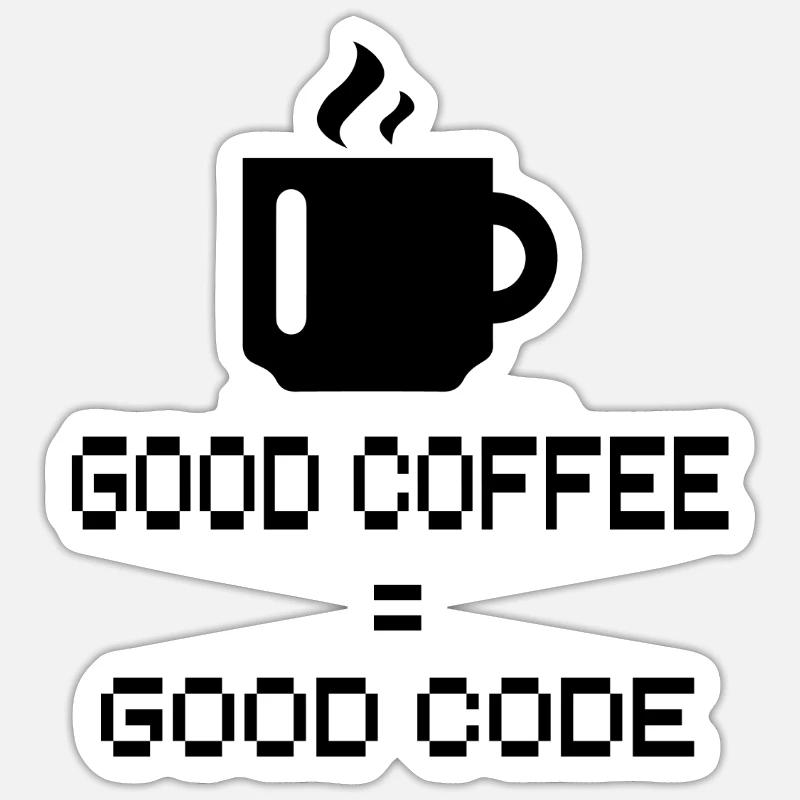 Programmierer - Coder - Hacker - IT Sticker Größe S (10 x 10 cm)