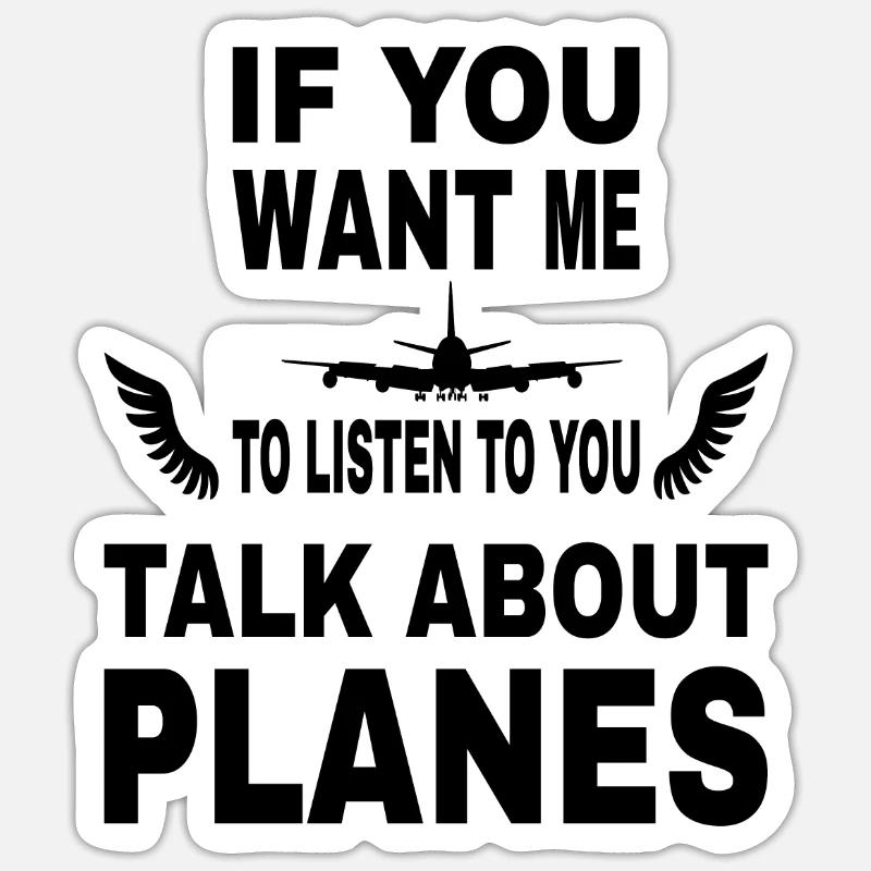 Pilot Luftwaffe Fliegen Fluglinie Copilot Geschenk Sticker Größe S (10 x 10 cm)