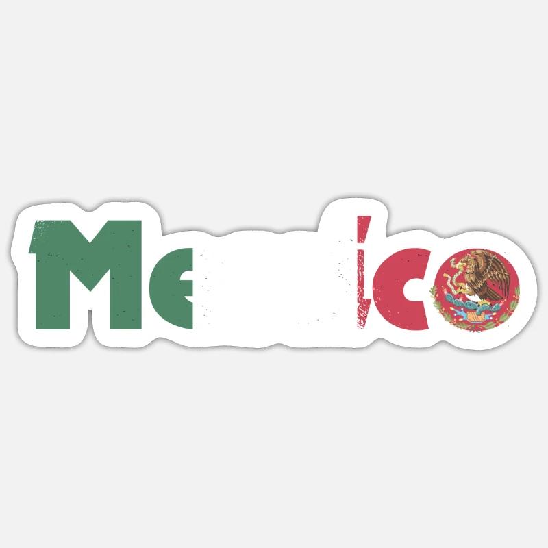 mexico - Sticker Größe S (10 x 10 cm) - Mattweiß