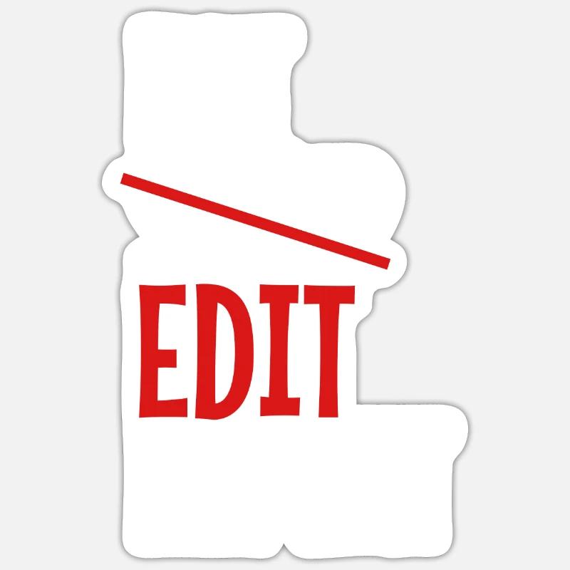 Videobearbeitung Bildbearbeitung Editor PC Sticker Größe S (10 x 10 cm)