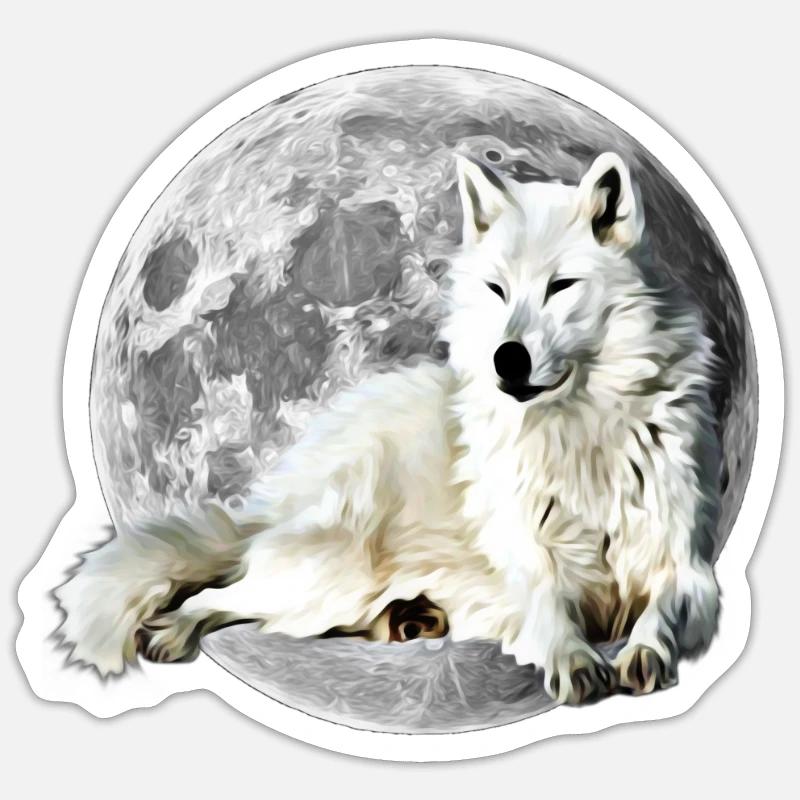 Wolf Sticker taille S (10 x 10 cm)