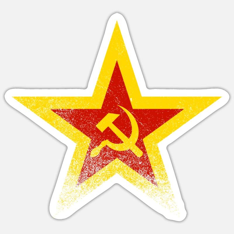 communism - Sticker size S (10 x 10 cm) - white matte