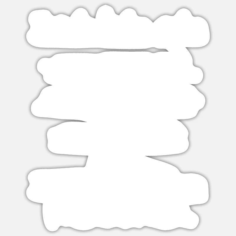 Ich bin ein Anästhesist 1646 - Sticker Größe S (10 x 10 cm) - Mattweiß