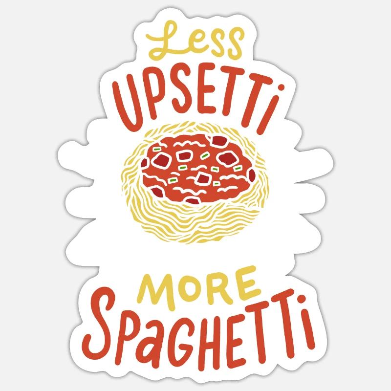 Spaghetti Sticker size S (10 x 10 cm)