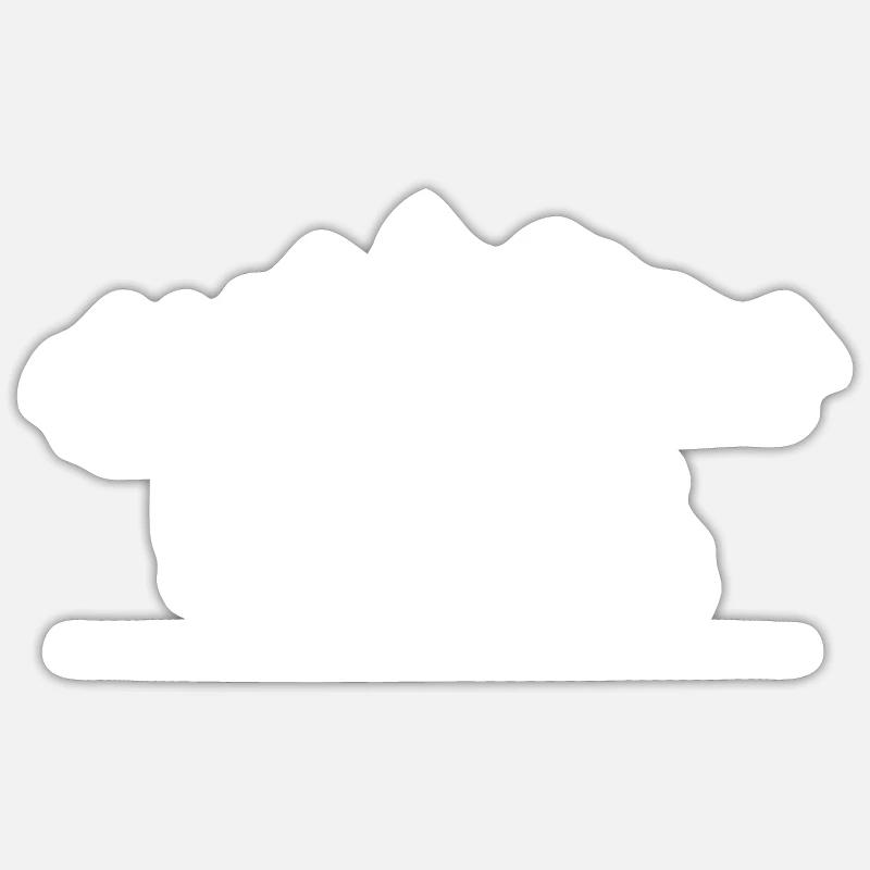 Camping - Sticker Größe S (10 x 10 cm) - Mattweiß