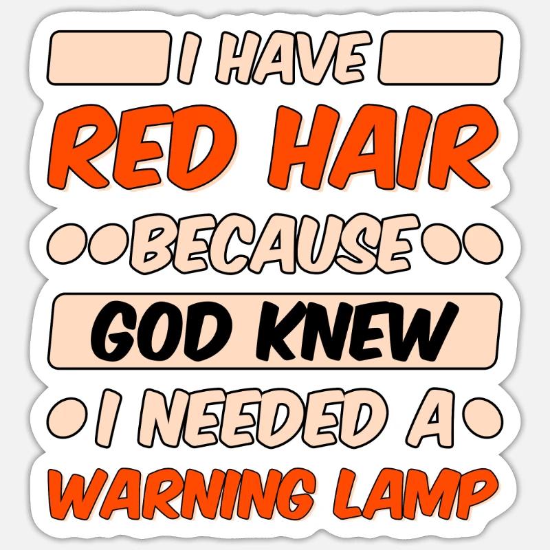 Team Ginger Beard Rothaariger Bart Rot Sticker Größe S (10 x 10 cm)