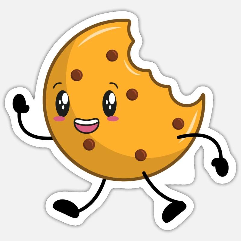 Biscuit aux biscuits Sticker taille S (10 x 10 cm)