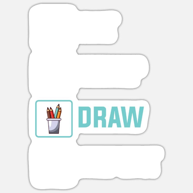 Artists - Sticker size S (10 x 10 cm) - white matte