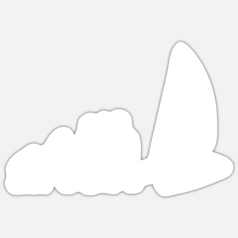 Katamaran Sailing Evolution Sailing Sport Sticker Größe S (10 x 10 cm)