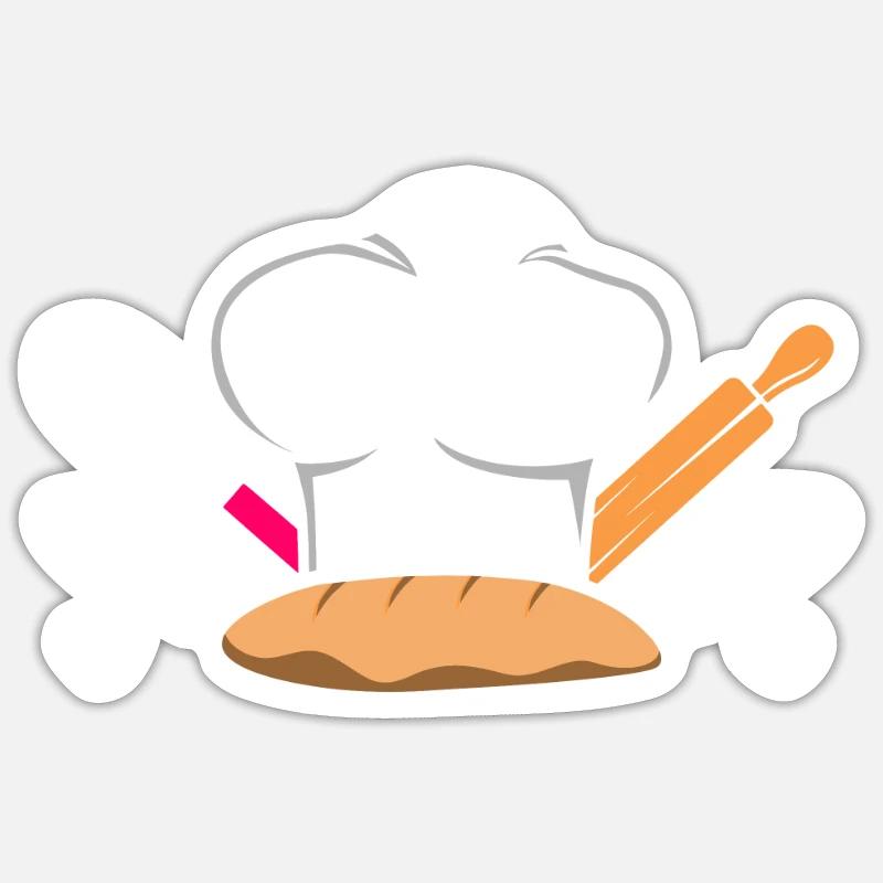 baker Sticker size S (10 x 10 cm)