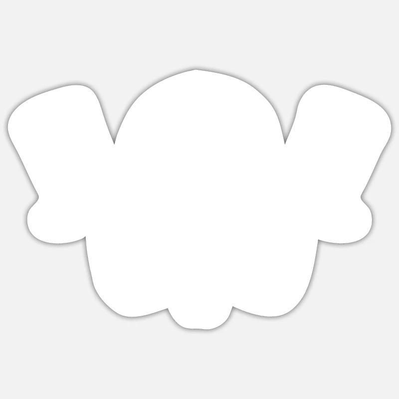 Painter - Sticker size S (10 x 10 cm) - white matte