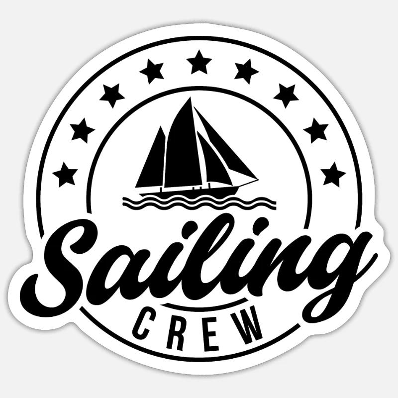 Sailing Crew Sticker size S (10 x 10 cm)