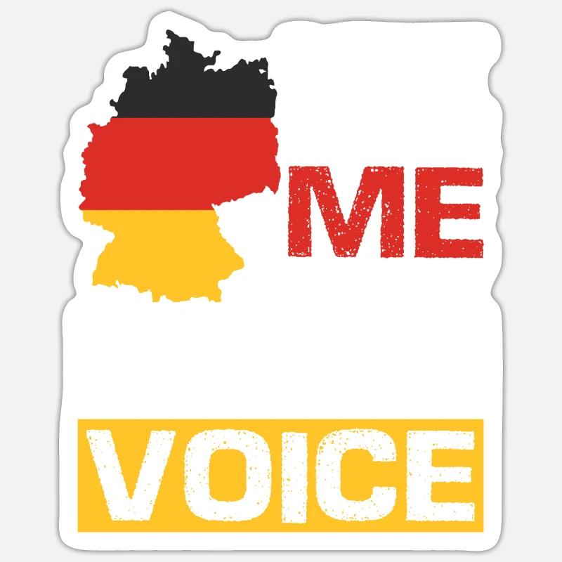 Funny German Quotes German Speaking German - Sticker size S (10 x 10 cm) - white matte