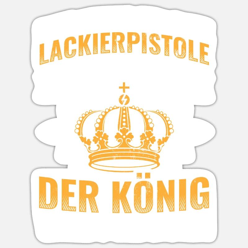 Geschenkidee Beruf Lackierer Sticker Größe S (10 x 10 cm)